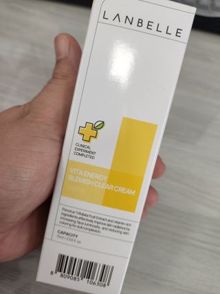 랑벨 비타 에너지 잡티 크림 75ml (피부 속 기미완화크림) — 5점을 준 리뷰어가 2022년 6월 올린 사용 사진