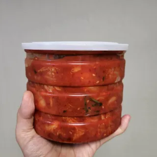 셰프애찬 알배기 겉절이 김치 1kg — 5점을 준 리뷰어가 2022년 9월 올린 사용 사진