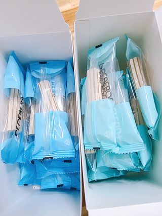 페페로니 2종 세트 클린플러스 덴탈껌 치킨+덕 — 5점을 준 리뷰어가 2021년 7월 올린 사용 사진
