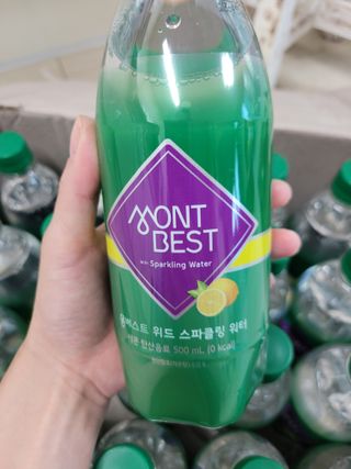 몽베스트 Montbest with Sparkling water Lemon OR Lime 20병(랜덤) — 5점을 준 리뷰어가 2021년 10월 올린 사용 사진