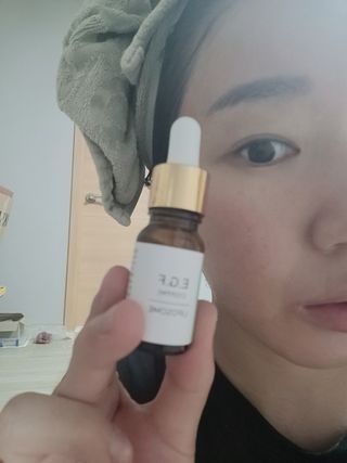랑팡 EGF+FGF 10ppm 리포좀 앰플 원액 10ml — 5점을 준 리뷰어가 2021년 9월 올린 사용 사진