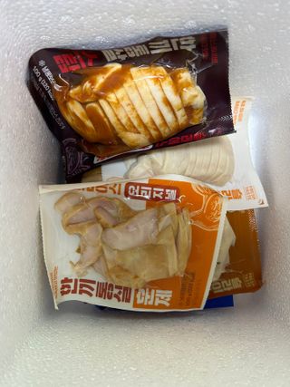 한끼통살 슬라이스 닭가슴살 — 5점을 준 리뷰어가 2023년 2월 올린 사용 사진