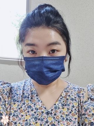 에어에이드 컬러 덴탈 마스크 — 5점을 준 리뷰어가 2021년 8월 올린 사용 사진