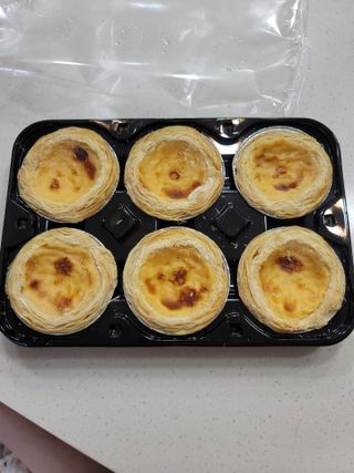 디앙뜨 포르투갈 에그타르트 오리지널 맛+패션후르츠 맛 중 택1 — 3.5점을 준 리뷰어가 2021년 7월 올린 사용 사진