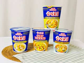 NISSIN 닛신 컵누들  4종 - 씨푸드오리지날, 씨푸드 스파이시, 씨푸드 커리, 씨푸드 XO소스 — 5점을 준 리뷰어가 2021년 12월 올린 사용 사진