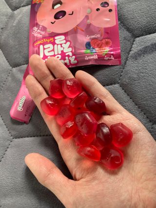 [팔도] 잔망루피젤리 믹스베리맛 42g 8개 — 5점을 준 리뷰어가 2022년 1월 올린 사용 사진