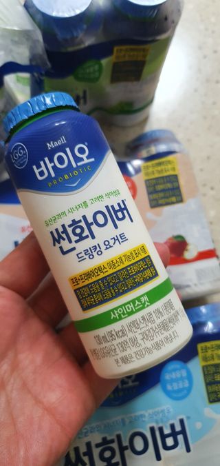 LIVE 매일바이오 썬화이버 드링킹 요거트 — 5점을 준 리뷰어가 2022년 8월 올린 사용 사진