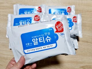 [엠메이데이] 안심 알티슈 20매 x 7 — 4점을 준 리뷰어가 2022년 1월 올린 사용 사진
