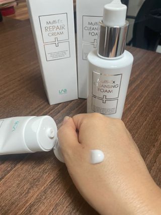 LAB FOR YOU 멀티엑스리페어크림 + 멀티엑스클렌징폼 — 5점을 준 리뷰어가 2022년 9월 올린 사용 사진