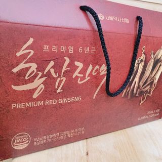서울약사신협_프리미엄 6년근 홍삼진액_70mlx30포 — 5점을 준 리뷰어가 2021년 2월 올린 사용 사진