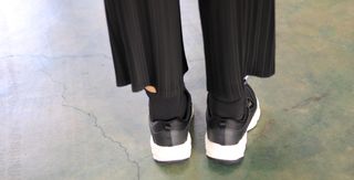 풋테크 지압신발 풋테크 건강 지압 운동화 FT20 — 4.5점을 준 리뷰어가 2021년 2월 올린 사용 사진