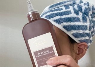 딸로 맥주효모 두피스케일러 / 각질&노폐물 타파 두피 딥-클렌징 — 5점을 준 리뷰어가 2023년 7월 올린 사용 사진