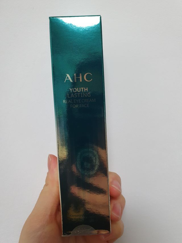 [NEW 탄력유턴 아이크림] AHC 유스 래스팅 리얼 아이크림 포 페이스 리뷰 사진
