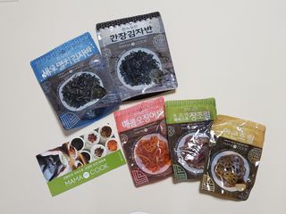 하나마이 [마마쿡] 전 청와대 천상현 셰프의 밑반찬  5종세트(소고기 장조림+연근조림+진미채+간장김자반+새우김자반) — 5점을 준 리뷰어가 2023년 4월 올린 사용 사진