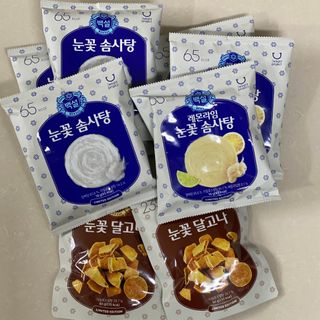 딜라이트 프로젝트  달콤한 눈꽃 간식세트( 눈꽃 솜사탕 / 레몬라임 솜사탕 / 달고나 총 7EA+스마트톡 증정) — 5점을 준 리뷰어가 2022년 4월 올린 사용 사진