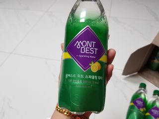 몽베스트 Montbest with Sparkling water Lemon OR Lime 20병(랜덤) — 4점을 준 리뷰어가 2021년 10월 올린 사용 사진