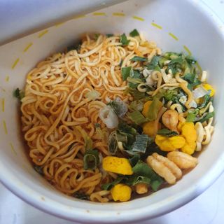 NISSIN 닛신 컵누들  4종 - 씨푸드오리지날, 씨푸드 스파이시, 씨푸드 커리, 씨푸드 XO소스 — 5점을 준 리뷰어가 2021년 12월 올린 사용 사진