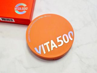 광동생활건강 MF[광동] 비타500✨주름개선·미백·SPF50+🌞퍼펙트쉴드 빅 선쿠션 본품 — 5점을 준 리뷰어가 2024년 5월 올린 사용 사진