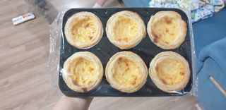디앙뜨 포르투갈 에그타르트 오리지널 맛+패션후르츠+초콜릿타르트 맛 중 택1 — 5점을 준 리뷰어가 2021년 7월 올린 사용 사진