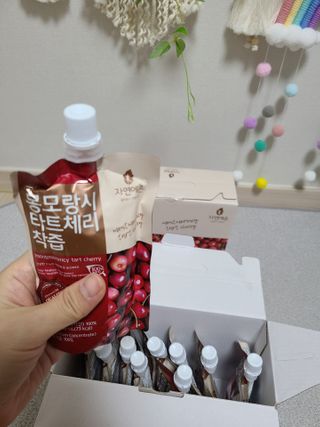 자연에온 몽모랑시 타트체리 착즙 100mL 10개입 2BOX — 4점을 준 리뷰어가 2021년 1월 올린 사용 사진