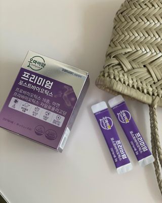 [유산균] 오마이락 프리미엄 포스트바이오틱스 30P — 5점을 준 리뷰어가 2022년 11월 올린 사용 사진