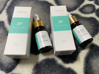 랑팡 EGF+FGF 10ppm 리포좀 앰플 원액 10ml — 3점을 준 리뷰어가 2021년 12월 올린 사용 사진