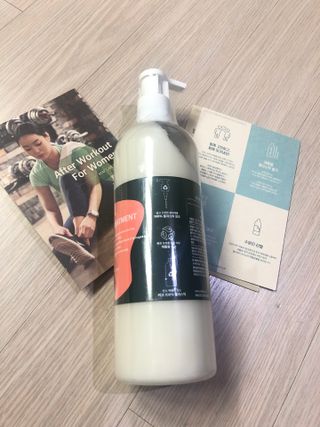 와프랩 운동하는 여성을 위한 더블유 극손상 모발 개선 머리영양제 트리트먼트 — 4.5점을 준 리뷰어가 2022년 3월 올린 사용 사진