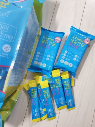 헬스업 핼스업 프로바이오 생유산균 퍼스트 — 5점을 준 리뷰어가 2021년 1월 올린 사용 사진