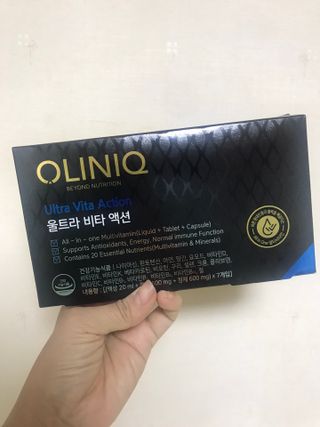 올리닉 울트라비타액션 — 5점을 준 리뷰어가 2021년 9월 올린 사용 사진