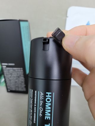 Dr.느루벗 느루벗 옴므 토탈 케어 올인원 118ml 남자 남성 스킨 로션 에센스 크림 화장품 — 5점을 준 리뷰어가 2021년 2월 올린 사용 사진