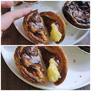 디앙뜨 포르투갈 에그타르트 오리지널 맛+패션후르츠 맛 중 택1 — 5점을 준 리뷰어가 2021년 7월 올린 사용 사진