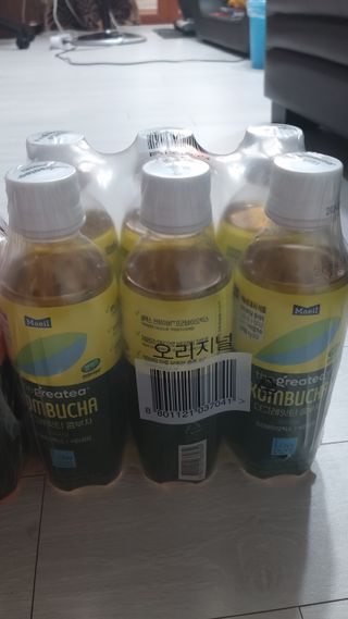 더그레잇티 콤부차 [매일유업] 더그레잇티 44kcal 콤부차 300ml *12개입 (오리지널 6개+베리리치 6개) — 5점을 준 리뷰어가 2023년 7월 올린 사용 사진