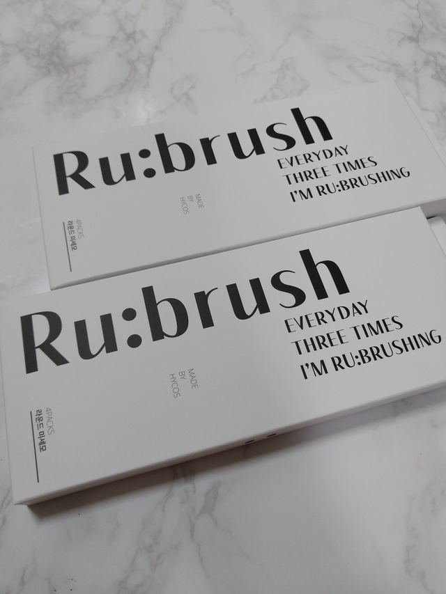 러브러쉬 칫솔 Rubrush toothbrush 리뷰 사진