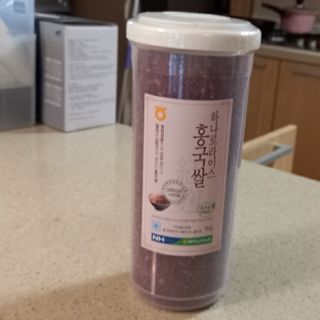 하나로라이스 기능성쌀 5종 1kg  환경을 생각한 다회용 용기 사용 — 5점을 준 리뷰어가 2022년 1월 올린 사용 사진