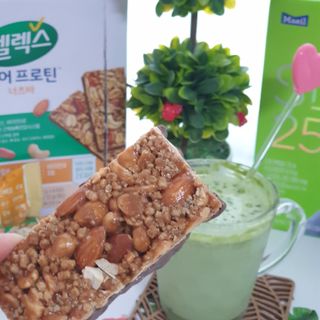 셀렉스스포츠 셀렉스 코어 프로틴 너츠바 50g 6개입 + Slim 25 스타터키트 — 5점을 준 리뷰어가 2021년 7월 올린 사용 사진