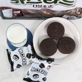 롯데제과 까망카스타드 더블초코 — 5점을 준 리뷰어가 2021년 5월 올린 사용 사진