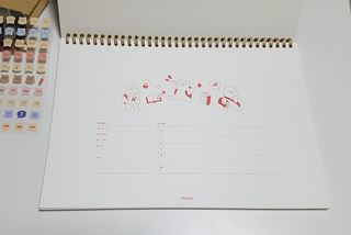 리훈 곰부 체크리스트+ 곰부 리무버블스티커 1장 — 5점을 준 리뷰어가 2021년 5월 올린 사용 사진