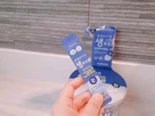 서울약사신협_프로바이오생유산균_2.5G x 100포 — 4점을 준 리뷰어가 2021년 3월 올린 사용 사진