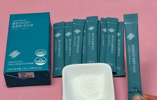 클린24시간 슬림앤유산균 1박스 (3.5g X 15포) — 5점을 준 리뷰어가 2022년 10월 올린 사용 사진