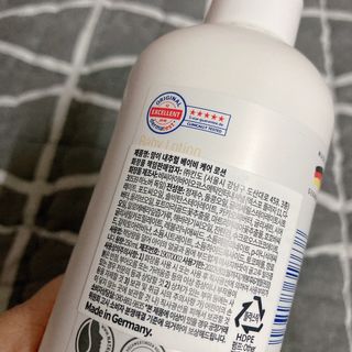 mom e 맘이 내추럴 베이비 케어 샴푸앤바스+로션 — 4점을 준 리뷰어가 2021년 1월 올린 사용 사진
