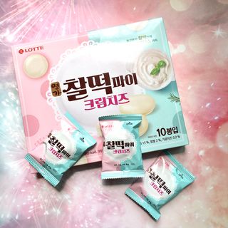 롯데제과 찰떡파이 크림치즈 — 3.5점을 준 리뷰어가 2021년 6월 올린 사용 사진