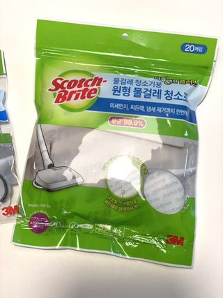 3M 스카치브라이트 원형 물걸레 청소포1 — 5점을 준 리뷰어가 2023년 4월 올린 사용 사진