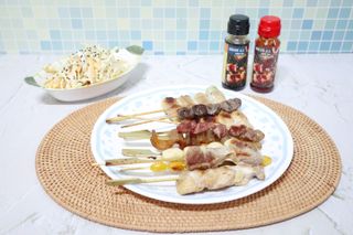 [다물꼬치] 모듬꼬치 10개 +데리야끼소스120g+매운고추소스120g — 5점을 준 리뷰어가 2021년 10월 올린 사용 사진