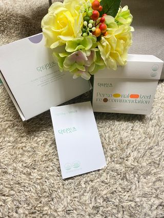 [닥터잇츠] 개인맞춤형 건강기능식품_2종 중 택 1 — 5점을 준 리뷰어가 2024년 1월 올린 사용 사진