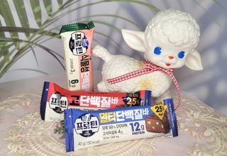 이지프로틴바 3종x각 2ea (고단백질바, 멀티단백질바, 식물성단백질바) — 5점을 준 리뷰어가 2024년 3월 올린 사용 사진