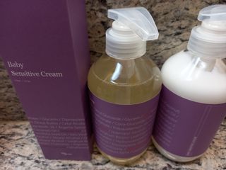 빅그린 베이비라인 3종세트 - 샴푸앤바디워시500ml,올인원로션500ml,바디크림170ml — 5점을 준 리뷰어가 2022년 11월 올린 사용 사진