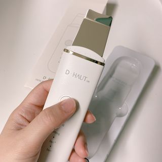디하우트 랩 4 in 1 갈바닉 아쿠아 워터 필링기 스킨스크러버 — 5점을 준 리뷰어가 2021년 11월 올린 사용 사진