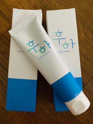 [심폐소생소] 무불소 임산부 천연 치약 — 5점을 준 리뷰어가 2021년 8월 올린 사용 사진