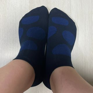 [사이즈가 있는 양말 필로이] 여자 스니커즈 발목 양말 5족 세트【 S, M, L, 】3가지 사이즈 — 5점을 준 리뷰어가 2022년 7월 올린 사용 사진
