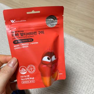 [푸름웰니스] 라바 멀티비타민 구미 36g — 5점을 준 리뷰어가 2022년 4월 올린 사용 사진